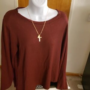 F21 Cutout back Burgandy 1x Top